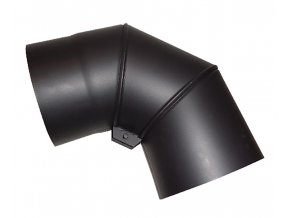 koleno kouřové otočné 150mm/90st.t.1,5mm ČER