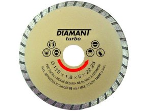 kotouč diamantový 115 DIAMANT TURBO