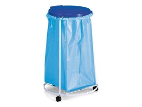 vyr 48767620 1 1 pojizdny stojan s barevnym vikem na odpadkove pytle modre