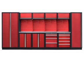 Kvalitní PROFI RED dílenský nábytek 4235 x 495 x 2000 mm - RTGS1300BB5