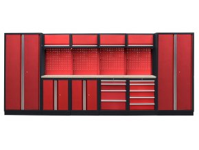 Kvalitní PROFI RED dílenský nábytek - 4535 x 495 x 2000 mm - RTGS1300AA2