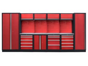 Kvalitní PROFI RED dílenský nábytek 4235 x 495 x 2000 mm - RTGS1300AL