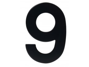 číslo domovní č.9 95mm nerez ČER