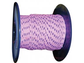 šňůra PES s jádrem 3mm barevná pletená (200m)