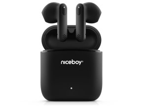 Sluchátka Niceboy HIVE Beans black