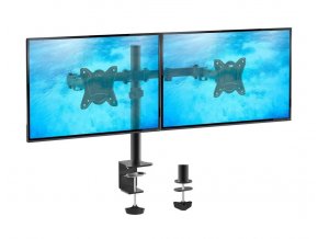 f 1702 0 Stolni drzak pro 2 monitory polohovatelny Fiber Novelty FN402