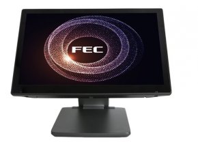 Dotykový monitor FEC XM-3015 15" LED LCD, PCAP, USB, VGA/HDMI, bez rámečku, stojan XPPC, černo-stříbrný