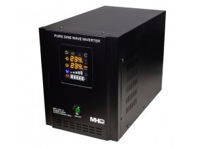 Napěťový měnič MHPower MPU-1200-12 12V/230V, 1200W, funkce UPS, čistý sinus