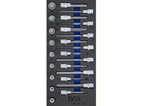 Sada nástrčných klíčů v pěnové výplni, Imbus, 1/2", 24 ks - B4116