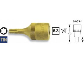 Nástrčná hlavice TORX® 1/4" 8502-T10 Hazet - HA036967