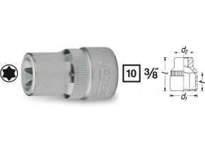 Vnitřní nástrčný klíč 3/8" TORX® E6 HAZET 880-E6 - HA039272