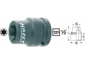 Kovaný vnitřní nástrčný klíč 1/2" TORX® E12 HAZET 900S-E12 - HA044566
