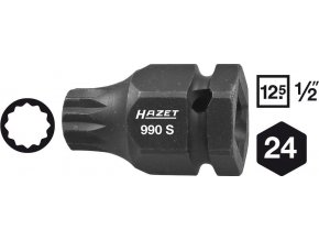 Vnější rázový nástrčný klíč XZN 1/2" M16 Hazet - HA160853