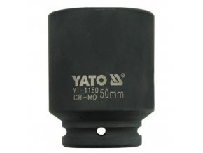 Kovaný vnitřní nástrčný klíč hluboký 3/4" šestihranný 50 mm CrMo YATO - YT-1150