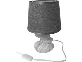 DUE ESSE, Stolní lampa efekt mramoru 28 cm, světlý