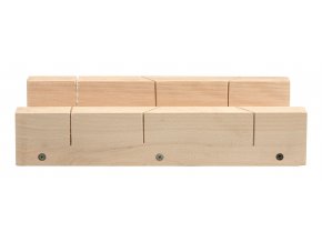 Přípravek na řezání úhlů 300 x 80 mm dřevěný