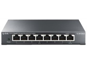 Switch TP-Link RP108GE Easy Smart, 8x GLAN, 7x PoE-in reverzní, 1x PoE-out