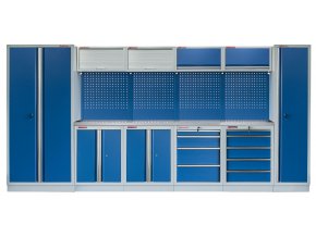 Kvalitní PROFI BLUE dílenský nábytek 4235 x 495 x 2000 mm - MTGS1300BB4