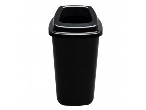 Plastový koš na tříděný odpad, 45 l, černá - PLN 7846