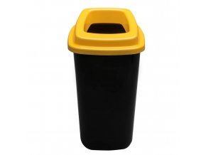 Plastový koš na tříděný odpad, 90 l, žlutá - PLN 7892