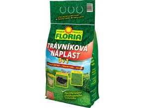 Hnojivo Agro Floria Trávníková náplast 3 v 1 1kg