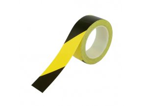 Výstražná páska, 3,8 cm × 33 m, černá/žlutá - BY 3E54F