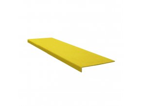 Protiskluzový sklolaminátový profil na schod – široký, žlutá, 60 cm - BY 212111