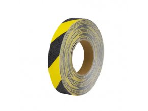 Základní protiskluzová páska v roli, černá/žlutá, 2,5 cm – UR 90 - BY B02ZC