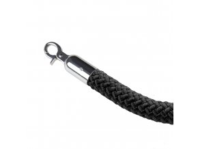 Pletené lano pro zahrazovací sloupek, 1,5 m, černá - CV 815.40