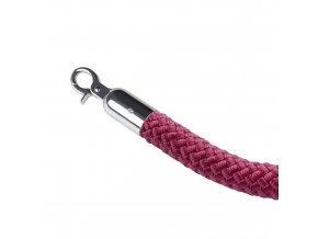 Pletené lano pro zahrazovací sloupek, 1,5 m, vínová červená - CV 815.60