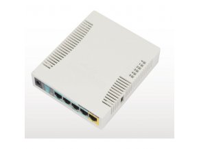 RouterBoard Mikrotik RB951Ui-2HnD 128 MB RAM, 600 MHz, 5x LAN, 1x 2,4 GHz, 802.11n, L4