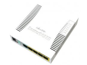 Switch Mikrotik RouterBOARD 106-1G-4P-1S (RB260GSP) 5x GLan, 1x SFP, SwOS, POE-OUT