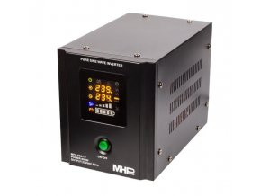 Napěťový měnič MHPower MPU-500-12 záložní zdroj, 12V/230V, 500W, funkce UPS, čistý sinus