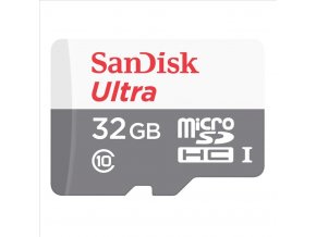 Paměťová karta Sandisk Ultra microSDHC 32 GB 100MB/s Class 10 UHS-I, s adaptérem