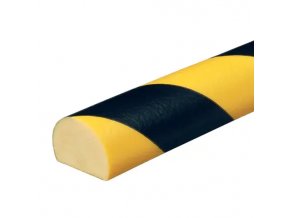 Varovný a ochranný profil 1, černá / žlutá, 4 cm × 3 cm × 100 cm - DP 10012