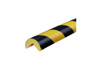 Magnetický ochranný profil 2, černá / žlutá, Ø 4 cm × 100 cm - DP 15012