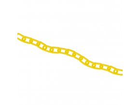 Plastový řetěz, žlutá, Ø 5 mm, délka 25 m - CV 1034