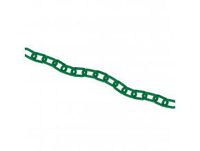 Plastový řetěz, zelená, Ø 5 mm, délka 25 m - CV 1036