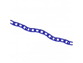 Plastový řetěz, modrá, Ø 5 mm, délka 25 m - CV 1037