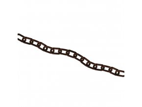 Plastový řetěz, měděná, Ø 5 mm, délka 25 m - CV 1038
