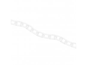 Plastový řetěz, bílá, Ø 6 mm, délka 25 m - CV 1052