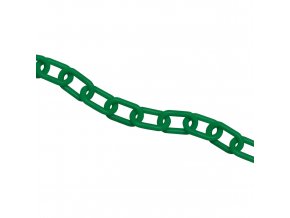 Plastový řetěz, zelená, Ø 7,5 mm, délka 25 m - CV 1066