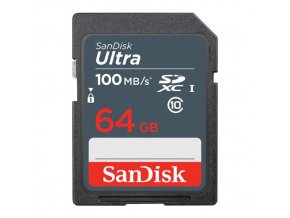 Paměťová karta Sandisk Ultra 64 GB SDXC Memory Card 100 MB/s