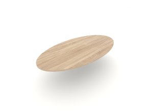 stolová deska elipsa dub Bardolino přírodní Egger H1145 | stolová doska elipsa