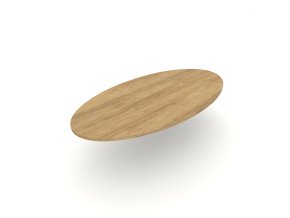 stolová deska elipsa dub Hickory přírodní Egger H3730 | stolová doska elipsa