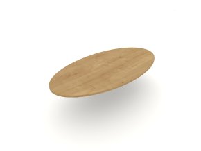 stolová deska elipsa dub Hamilton přírodní Egger H3303 | stolová doska elipsa