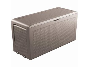 Zahradní box Keter Samoa Rattan Box 270L cappuccino