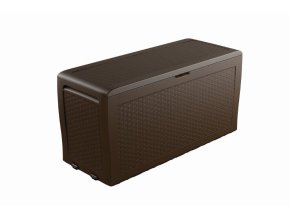 Zahradní box Keter Samoa Rattan Box 270L hnědý