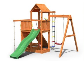 Dětské hřiště Marimex Play 009 + zelená skluzavka