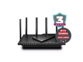 WiFi router TP-Link Archer AX72 WiFi 6 AP, 4 x GLAN, 1x GWAN, 1x USB, 574Mbps 2,4/ 4804Mbps 5GHz, OneMesh